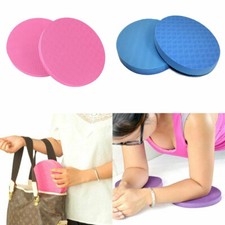 2PCS Round Yoga Mat Knee Elbow Pad, Exercise  Fitness Foam Non Slip