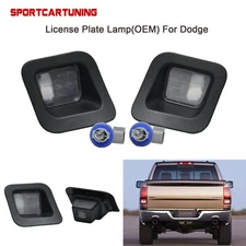 License Plate Lights OE Housing Replacement For 2002-18 Dodge RAM 1500 2500 3500