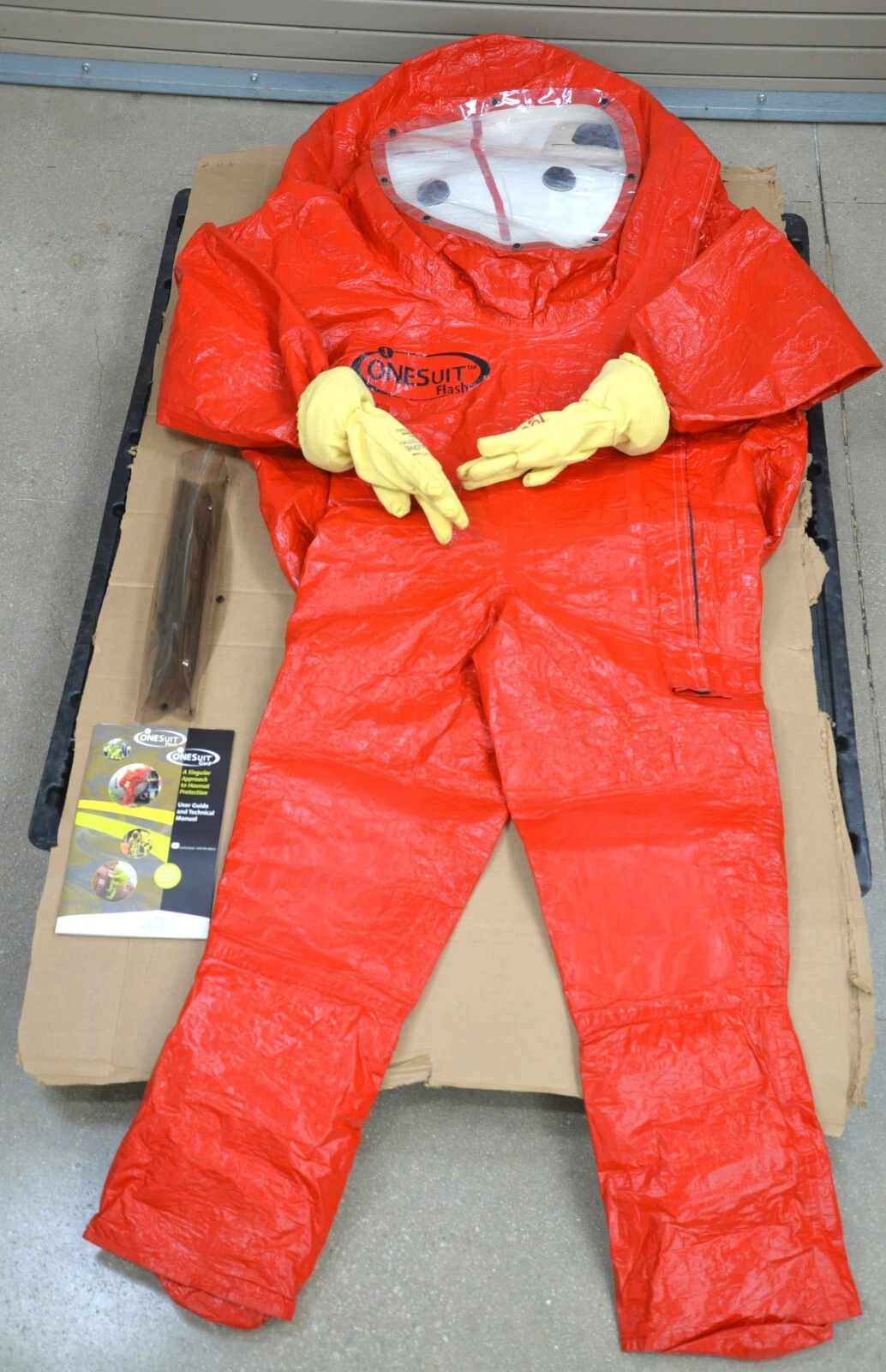 ONESuit Flash Protective Hazmat Suit NFPA 1901,2005 ed X-Large Saint Gobain SEI image 5