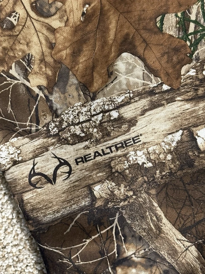 Realtree Hardwoods Camuflaje Suelto Desteñido Sudadera con Capucha Pullover Sudadera con Capucha XXL Foto 2 de 4