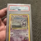 Sabrina's Gengar 2000 Pokemon Gym Heroes 1st Edition #14 Holo PSA 8