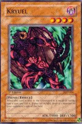 Kryuel - PGD-006 - Common - 1st Edition NM Yugioh Pharaonic Guardian - PGD