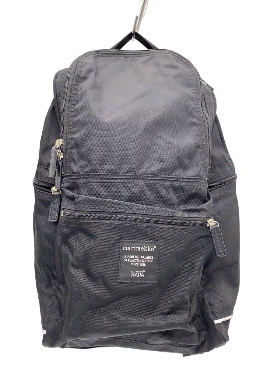 marimekko Backpack Polyester BLK Solid 510261 - image 1