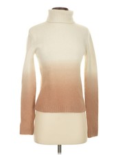 T.J. Maxx Women Ivory Turtleneck Sweater S