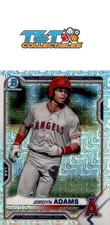 Jordyn Adams 2021 Bowman Chrome Prospects Mojo Ref #BCP-30 LA Angels 71