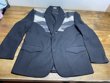 Vintage Silverado Southwestern Aztec Western Blazer Jacket Mens Made USA