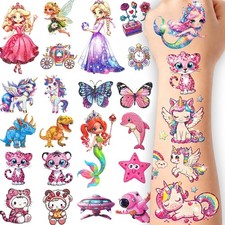 Glitter Temporary Tattoos for Kids, 36 Sheets 240 Sparkly Designs, Waterproof...