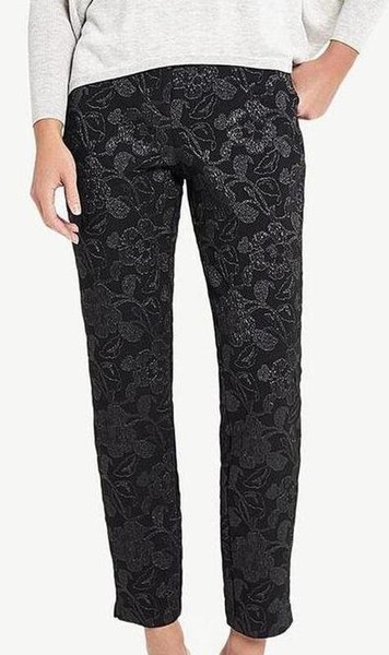 Women Phase Eight Trousers Black Polyester 40 / L