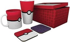 Pokemon - Pack Glasses Xxl + Cup + 2 Coasters "pok�ball"
