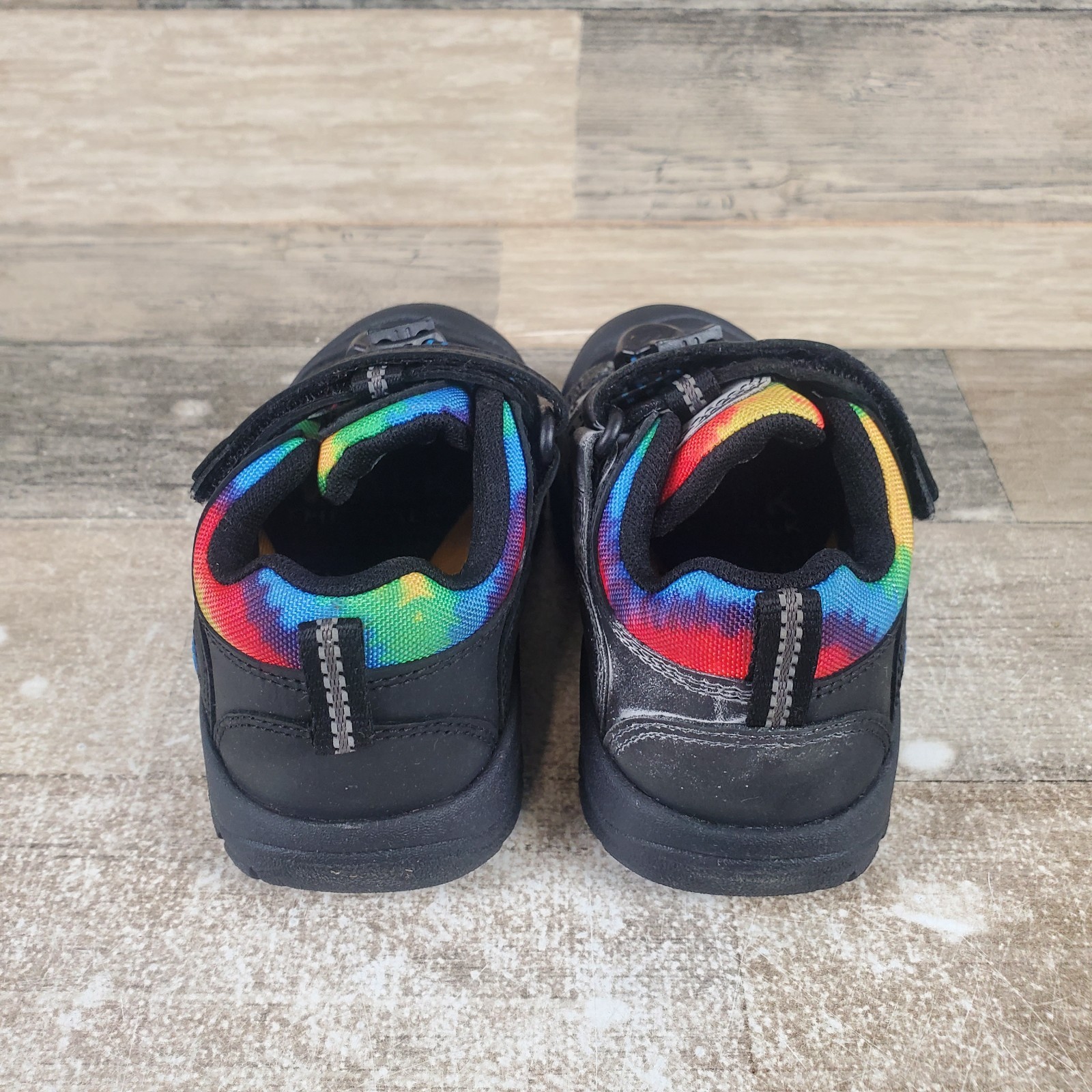 Sandalo bambino Keen Newport taglia 8 blu nero originale tie dye toggle scarpa regolabile