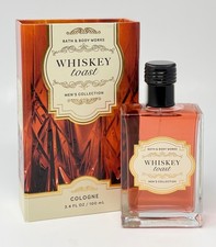 NEW BATH  BODY WORKS WHISKEY TOAST MEN'S COLLECTION COLOGNE SPRAY MIST 3.4 OZ