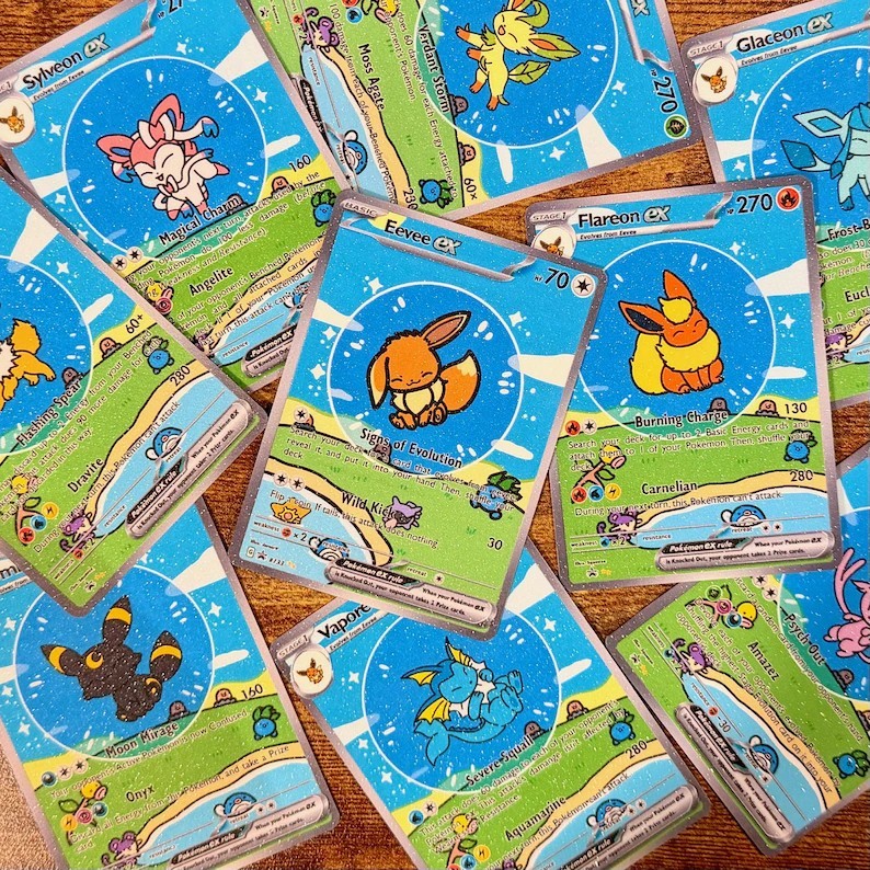 Bubble Eeveelution EX Fan Art Trading Card
