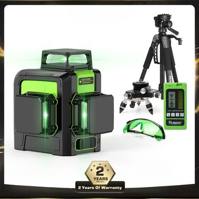 3D Cross Lines Laser Level Green Laser Beam Self-Leveling 360Vertical Horizontal