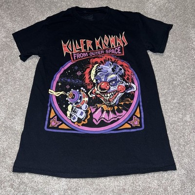 Killer Klowns From Outer Space T-Shirt Mens Small Black Horror Movie Creepy