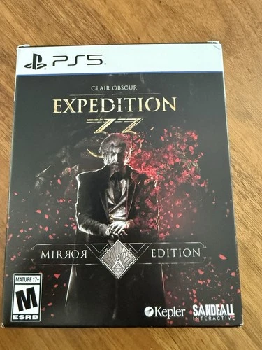 Clair Obscur: Expedition 33 Mirror & SteelBook Edition PS5 RPG w/Disc & Art Card