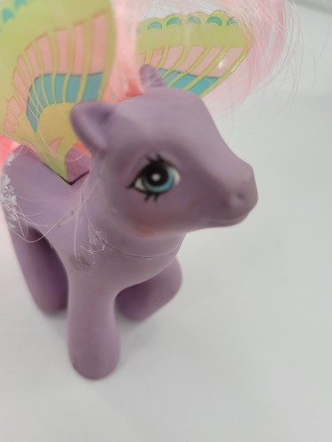 My Little Pony Windy Wing Flurry G1 1988 Snowflake MLP Butterfly Wings Baby - 第 6/6 張圖片