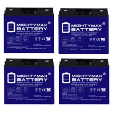 Mighty Max 4 Pack - 12V 18AH GEL Battery for Jump n Carry JNC660 JNCAIR JNC 660