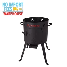 Kukmara Camping Oven Uchag Cooking Fire Cauldron for 15 L Kazan Furnice