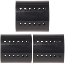 Diane 2.5-Inch Magnetic Hair Rollers, Secure Hold 1 Count Pack of 18 , Black