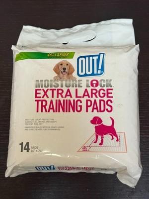 Training Pads Exstra Large Super Absorbent, Leak Proof, L 26 in x 24in, 14 Count