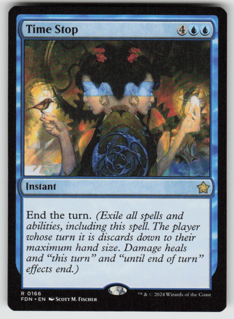 Time Stop Rare Foundations 166 MTG Near Mint