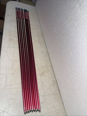 Vintage Easton Eagle 1516E Aluminum Arrow Red For Repair-Lot 9 Missing Fletching
