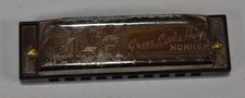 Vintage Hohner GLH Great Little Harp Harmonica Key of C 10 Hole Diatonic