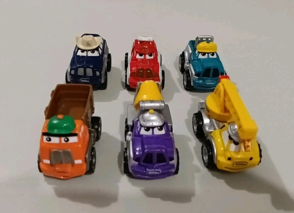 Lot (6) TONKA Lil’ Chuck & Friends Diecast Trucks Maisto Cars Hasbro 2000's EXC - Image 2 of 3
