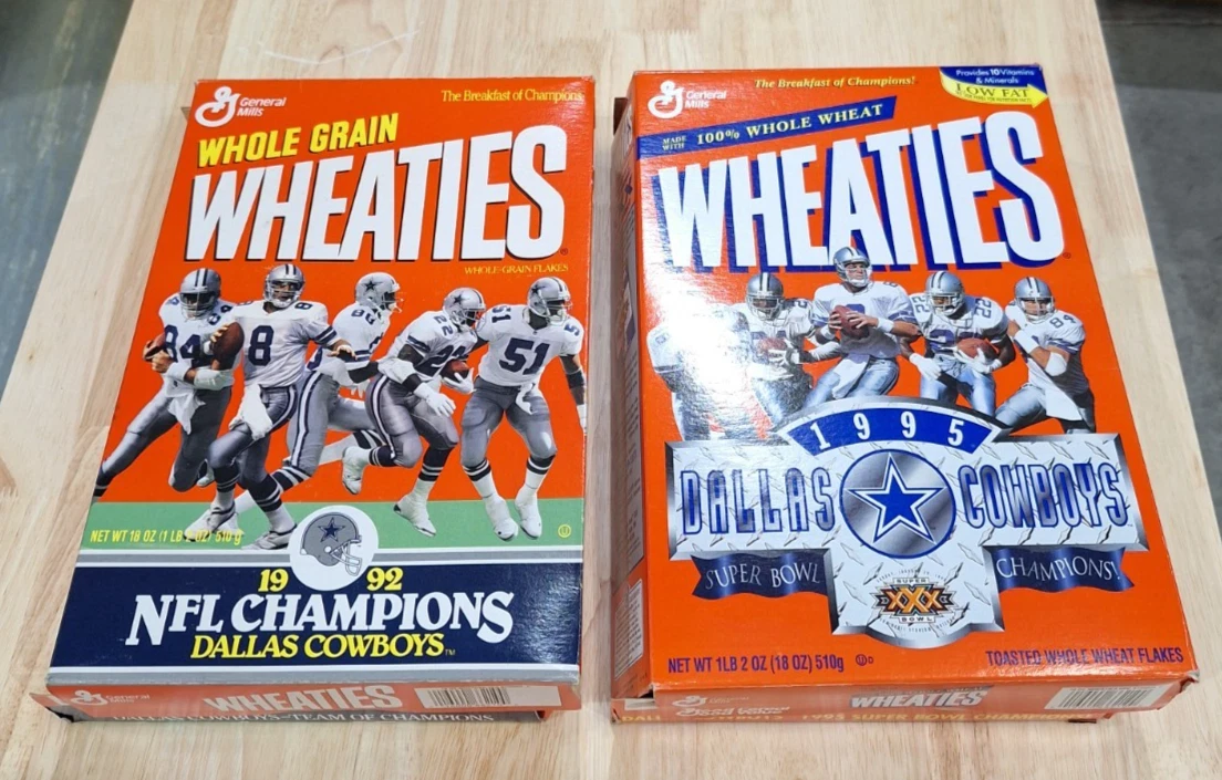 Football 1992 Vintage Sports Cereal Boxes for sale | eBay