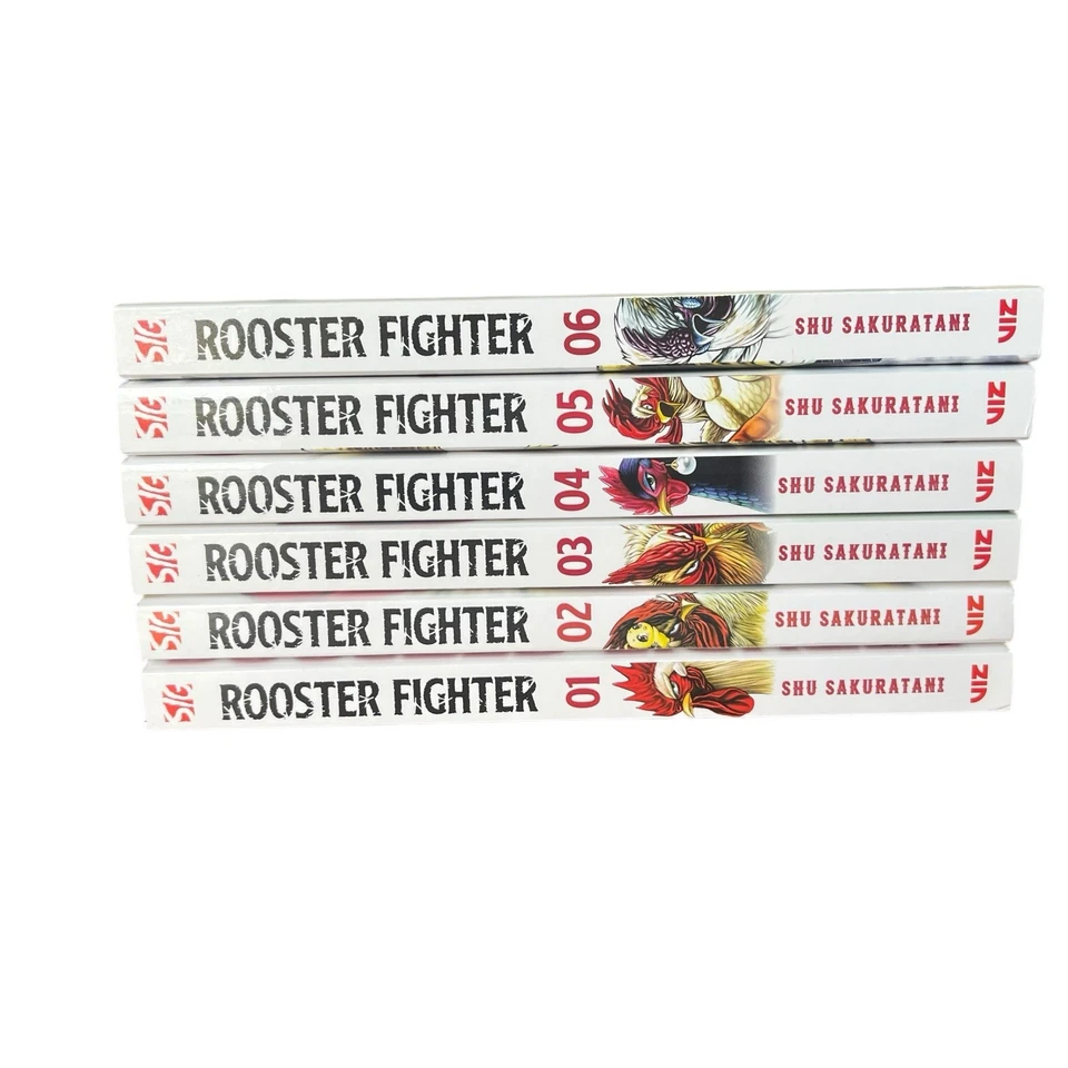 Rooster Fighter Manga in English by Shu Sakuratani Vol 1-6 Graphic Novel New cover