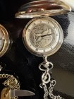 Colibri Half Dollar Face And Skeleton With Knife Pocket Watches New — photo 6