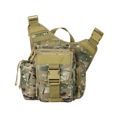 Tactical Messenger Bag 10L Military Molle Crossbody Sling Backpack EDC Satche...