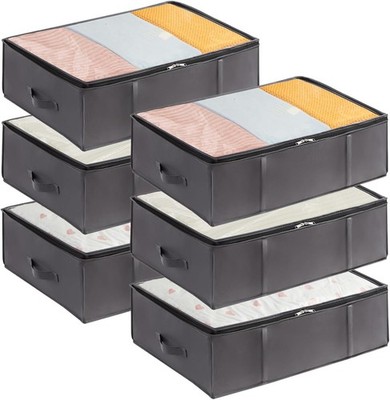 Unterbettlagerung 40L Faltbar Stauraum Grey Pack 6