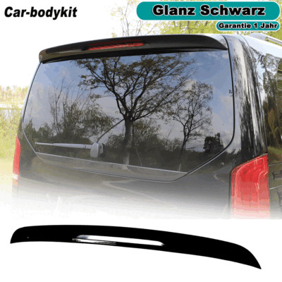 Gloss Black Roof Spoiler Rear Spoiler Lip Wing For Mercedes W447 V250 18-20 