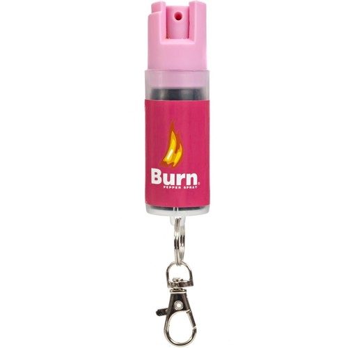 2 Pack BURN Pepper Spray 1/2oz Self Defense Security Protection Keyring Keychain - Picture 2 of 9