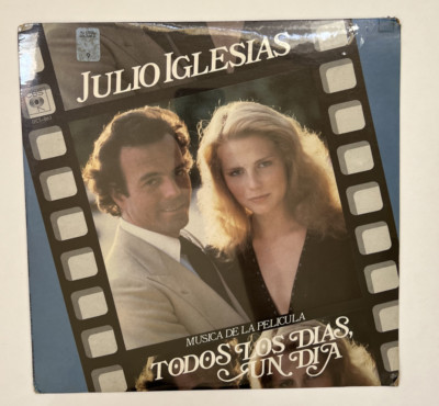 Julio Iglesias LP Musica De Pelicula Todos Los Dias Un Dia Cbs, New, Please Read