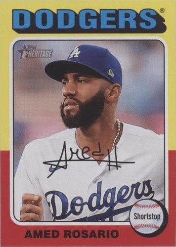 2018 Topps Heritage Rookie Performers #RPAR Amed Rosario New York