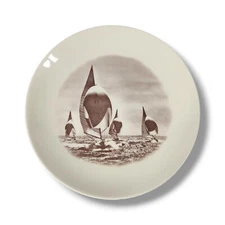 DELANO STUDIOS 1969 10 1/2" Plate International One Designs by M Rosenfeld & Son