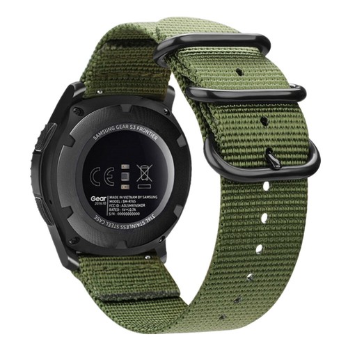 22 mm robustes Nylon Uhrenband Sportarmband für Samsung Gear S3 Classic Frontier - Bild 20 von 29