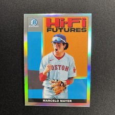 2022 BOWMAN CHROME Marcelo Mayer HI-FI FUTURES REFRACTOR RC Red Sox HIFI-1