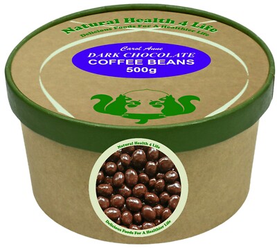 Natural Health 4 Life Carol Anne Dunkle Schokolade Kaffeebohnen 500g in Kraftdose