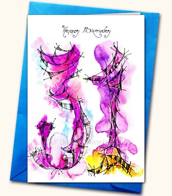 Aquarell 31. Geburtstag, personalisierte Karten, altersspezifisch, 