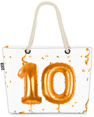 VOID Tasche Party Ballons Feiern 10 Jubiläum Kranz Geburtstag Hochzeit