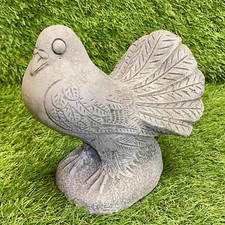 Concrete Dove Ornament Outdoor Garden Bird Animal Sculpture Pet Memorial