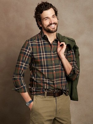 banana republic slim fit untucked