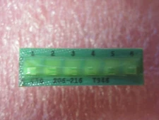 206-216 SWITCH SLIDE DIP DPST 50mA 24V CTS (LOT OF 5)