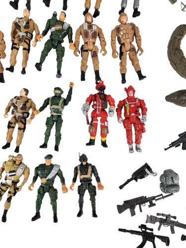 Chap Mei Military Force & More 3.75" Action Figure Lot of 19 Vintage Accessories - Picture 9 of 12