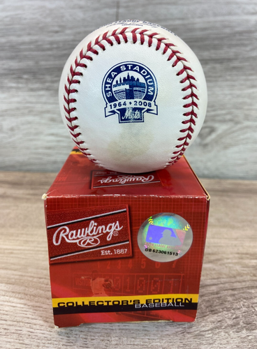 Rawlings New York Mets Shea Stadium Edición Coleccionista Béisbol 2008 Año Final