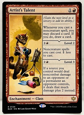 Artist's Talent -#124-MTG Bloomburrow (BLB)-Regular-NM