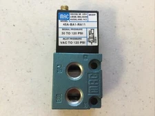 NEW MAC VALVES INC 45A-BA1-RA11 30 TO 120 PSI, FREE SHIPPING